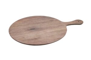 לוח דמוי עץ עגול 38 ס''מ + ידית מלמין***406121er