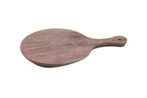 לוח דמוי עץ עגול 18 ס''מ + ידית מלמין***406111er