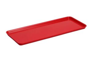 מגש ספיר 15X39 מלמין אדום***402715r