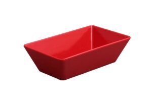 תבנית הגשה מלבנית 7X15X25 מלמין אדום***117510r