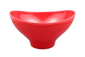 קערת דולר 29X16.5 מלמין אדום***200912r