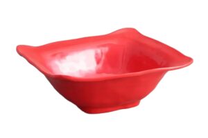 קערה ריבועית כנרת 32 ס"מ מלמין אדום***202113r