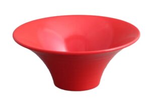 קערת ספירל 28 ס"מ מלמין אדום***200611r