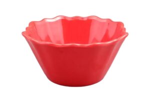 קערה קונית משוננת 21 אדום מלמין***204408r