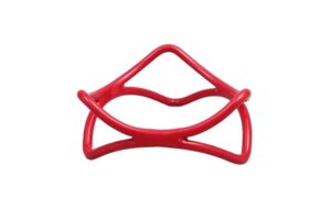 סטנד מצופה גלי 11X5 אדום***920602r