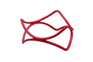 סטנד מצופה גלי 16X8 אדום***920603r