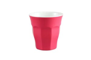 כוס מקרון 295 מ"ל מלמין אדום/לבן***302710ir