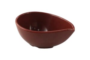 פטיט טיפה עמוק 10X7.5 מלמין אדום חלודה***516404rr