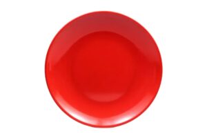 צלחת סהר 25.4 ס"מ מלמין אדום***122610r