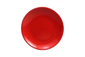 צלחת סהר 20 ס"מ מלמין אדום***122608r