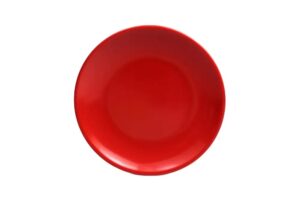 צלחת סהר 17.8 ס"מ מלמין אדום***122607r