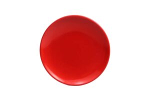 צלחת סהר 15.4 ס"מ מלמין אדום***122606r