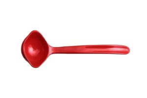 מצקת קטנה לרוטב מלמין אדום***502411r