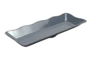 צלחת הגשה פסיפיק 16X45 אפור חלודה מלמין***132318RG