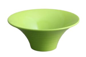 קערת ספירל 28 ס"מ מלמין ירוק***200611g