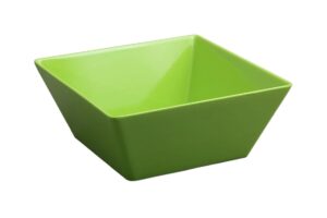 קערה ריבועית קונית 24 ס"מ מלמין ירוק***206510g