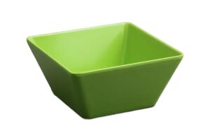 קערה ריבועית קונית 18 ס"מ מלמין ירוק***206507g