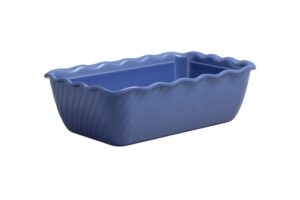 תבנית מעוטרת 26*17*8 ס"מ מלמין כחול***215911bl