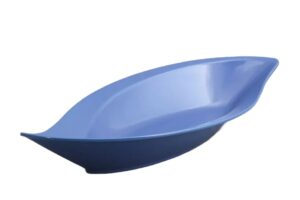 קערת הגשה עלה 50X24X6 מלמין כחול***118520bl