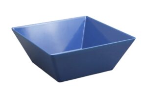 קערה ריבועית קונית 30 ס"מ מלמין כחול***206512bl