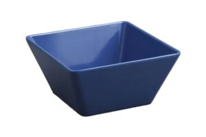 קערה ריבועית קונית 18 ס"מ מלמין כחול***206507bl