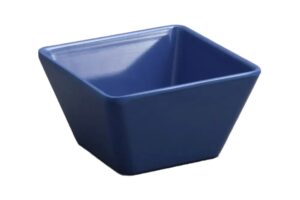 קערה ריבועית קונית 13 ס"מ מלמין כחול***206505bl