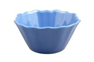 קערה קונית משוננת 21 כחול מלמין***204408bl