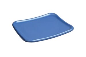 צלוחית מרובעת 12*14 ס"מ מלמין כחול***103106bl