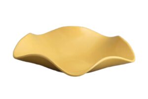 קערת פרח 32 מלמין צהוב***200812y