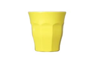 כוס מקרון 295 מ"ל מלמין צהוב/לבן***302710iy