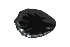 פלטה הולי 21.5*15.2*2.8 מלמין שחור***115209b