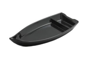 פלטת סירה קמומה 11.8X26.5 מלמין שחור***113311b