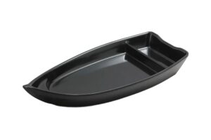 פלטת סירה קמומה 14.1X30.2 מלמין שחור***113312b