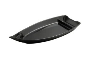 פלטת סירה קמומה 23.2X51 מלמין שחור***113320b