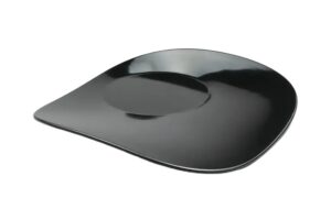 פלטת הגשה מרובעת מנדי 31X31 מלמין שחור***124414b