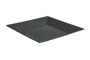 פלטת הגשה ריבועית 40.5 שחור מלמין***100416b