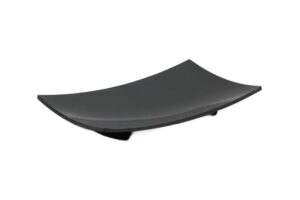 פלטה קמורה 1/4 גובה 4 שחור מלמין***1440lb