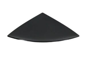 פלטה משולשת קמורה 28.5 מלמין שחור***100611b