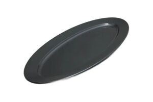פלטה אובלית 71X28 ס"מ מלמין שחור***101028b