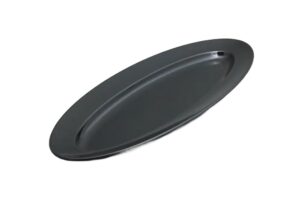 פלטה אובלית 61X23 ס"מ מלמין שחור***101024b