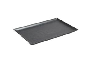 מגש דמוי עץ שחור 30X20 מלמין***407512b