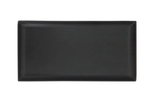 מגש דמוי עץ שחור 30X15 מלמין***407412b