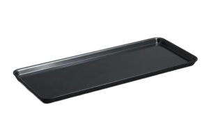 מגש ספיר 15X39 מלמין שחור***402715b