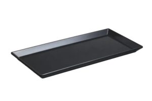 מגש אוסקר 35X17 ס"מ מלמין שחור***103314b