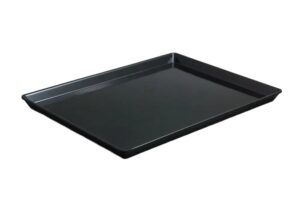 מגש לולבי 33X43 מלמין שחור***400317b