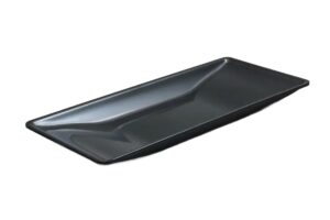 מגש טרפז 47X21X4 מלמין שחור***125118b