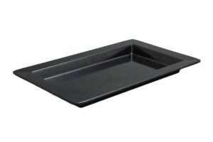 תבנית הגשה מלבנית 4X20X50 מלמין שחור***117920b