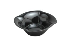 קערת דליה 16.2*5.2 מלמין שחור***222007b