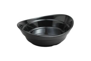 קערת לילי 23X21X8.5 מלמין שחור***221609b