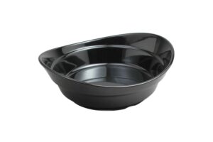 קערת לילי 25.2X23X8.4 מלמין שחור***221610b